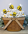 Daisies & Bees Basket Topper-Large