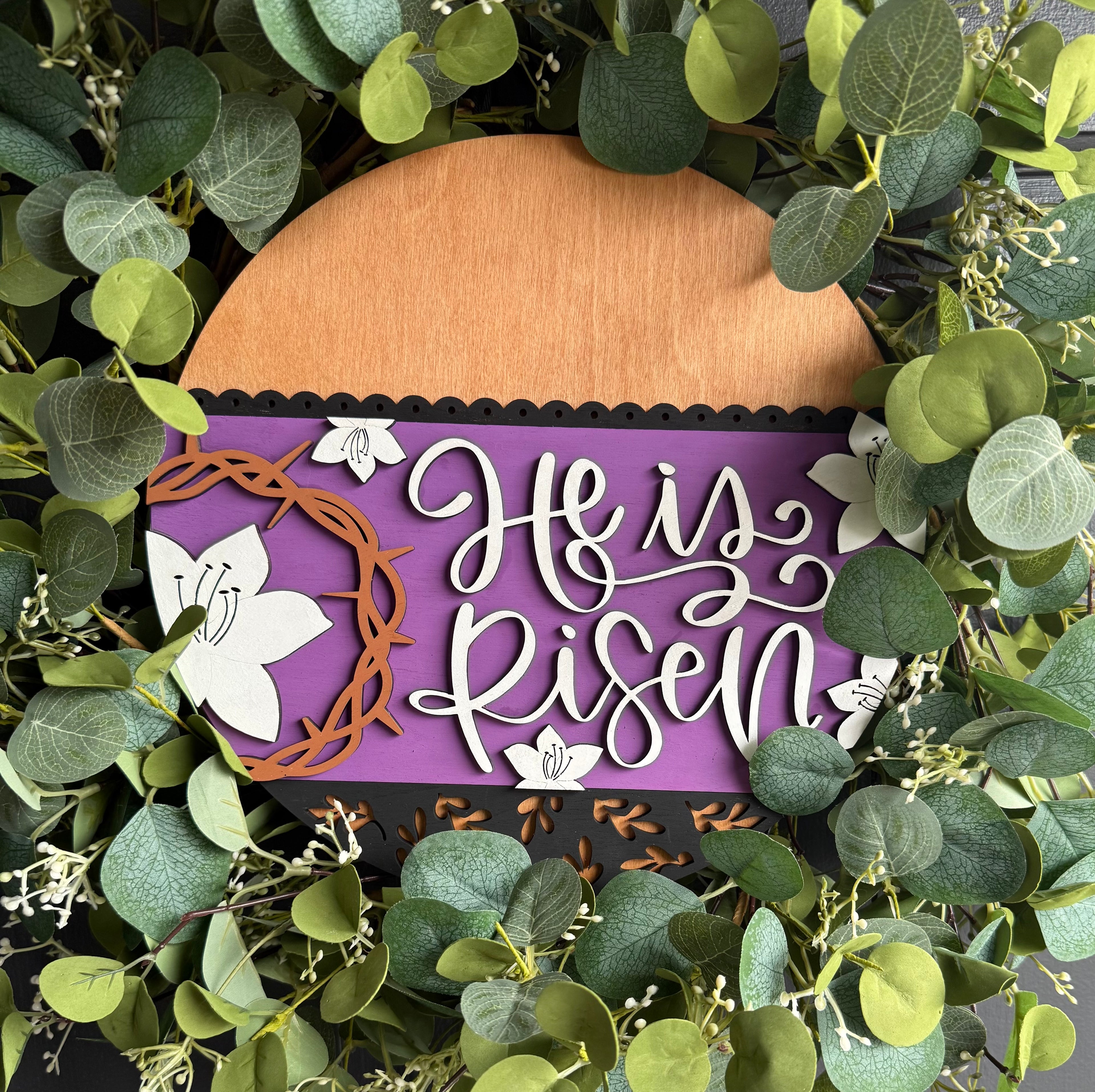He is Risen Purple/Lilly