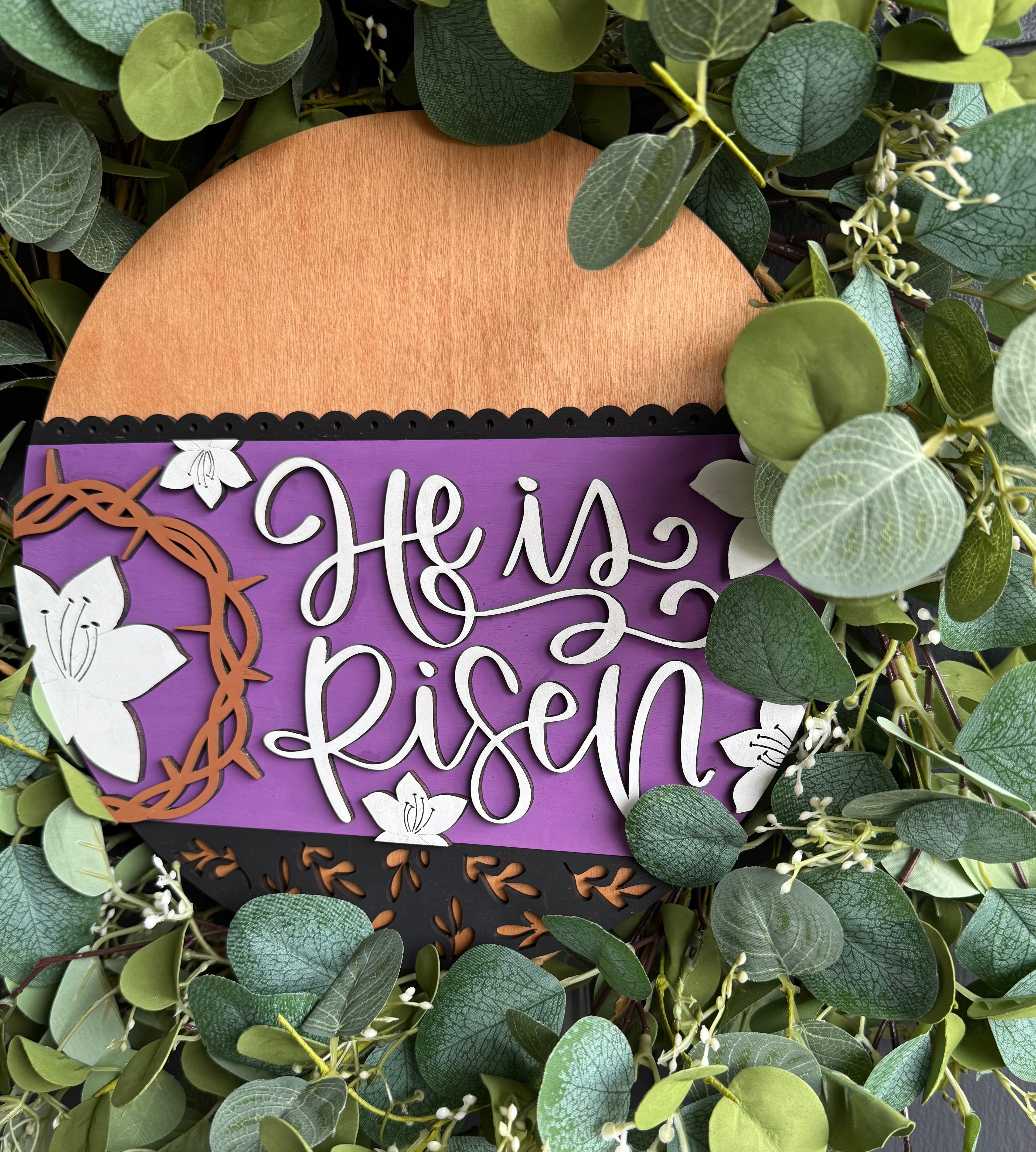 He is Risen Purple/Lilly