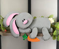 Grey Bunny Shelf Sitter