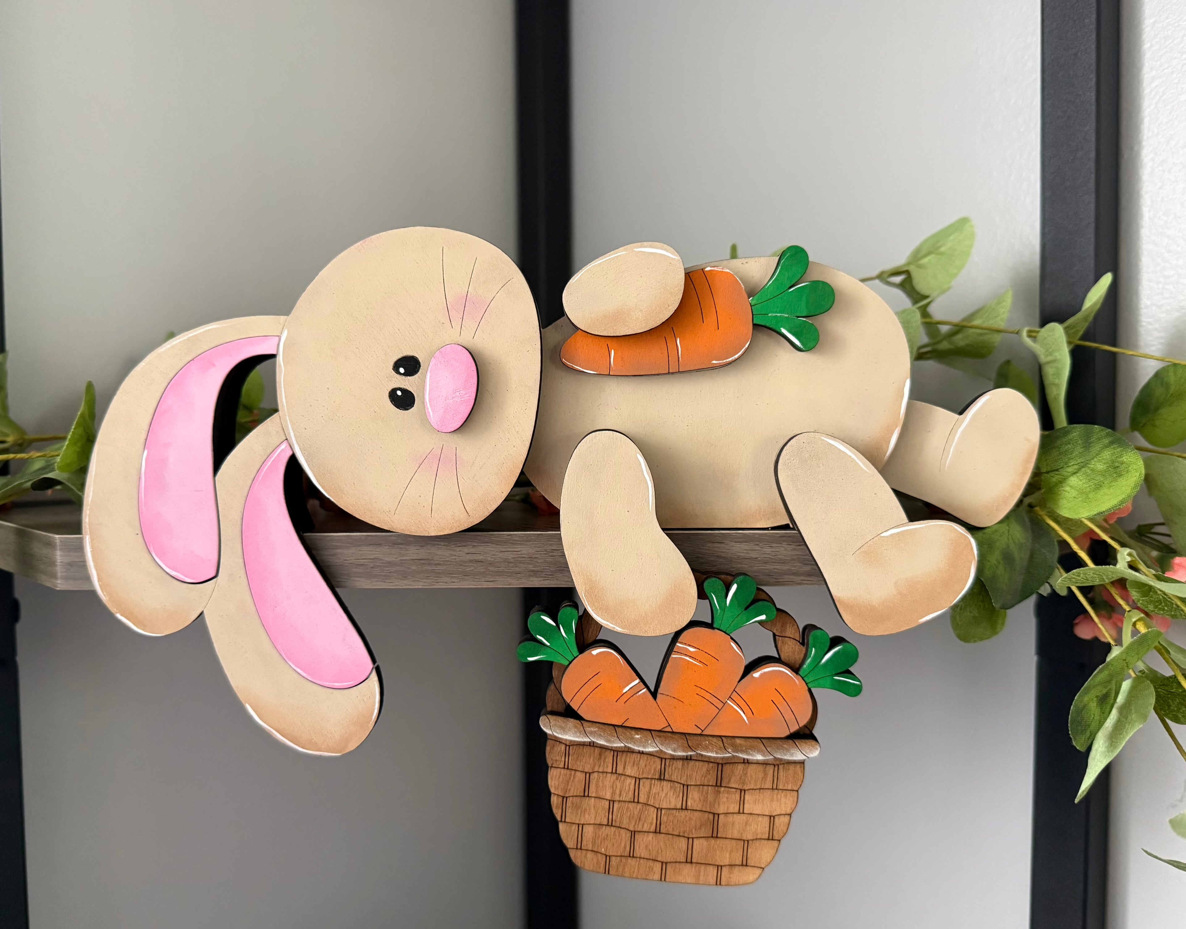 Tan Bunny Shelf Sitter